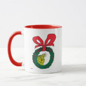 Mug Couronne de Noël | Grinch Classique (Gauche)