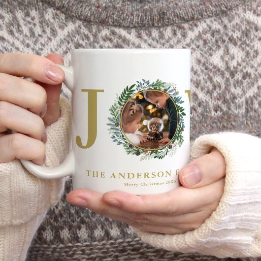 Mug Couronne de Noël "Joie" Photo