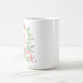 Mug Couronne de Noël Monogramme (Centre)