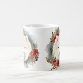 Mug Couronne de Noël Samoyède Chien de fête (Centre)