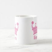 Mug Couronne de nom personnalisé (Centre)