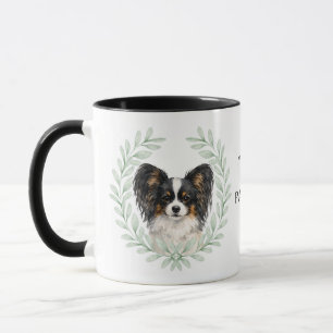 Mug Couronne de papillon en eucalyptus Monogramme
