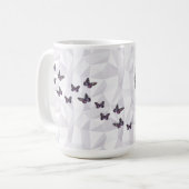 Mug Couronne de papillon Sérénité Art (Devant gauche)