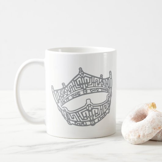 Mug Couronne de reines de beauté (Avec donut)