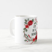 Mug Couronne de roses rouges (Devant gauche)