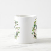 Mug Couronne de trèfle vert aquarelle Saint-Patrick (Centre)