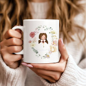 Mug Couronne de verdure pour la première communion de
