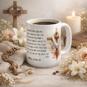 Mug Couronne d'épines et espoir de Pâques