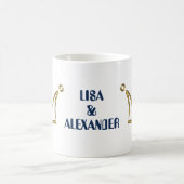 Mug Couronne dorée drôle - luxe royal 1 (Centre)