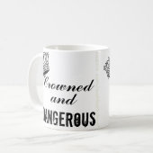 Mug Couronné et dangereux (Devant gauche)