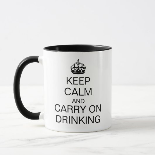 Mug Couronne et slogan "Keep Calm" (Gauche)