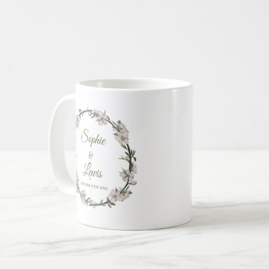 Mug Couronne florale (Devant gauche)