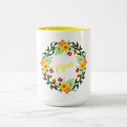 Mug Couronne florale (Centre)