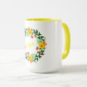 Mug Couronne florale (Devant droit)