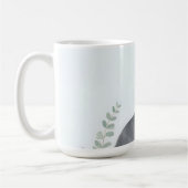 Mug Couronne Florale Chat Gris (Gauche)