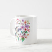 Mug Couronne florale de colibris (Devant gauche)
