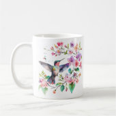 Mug Couronne florale de colibris (Gauche)
