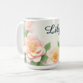 Mug Couronne florale délicate (Devant gauche)