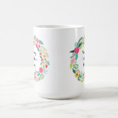 Mug Couronne florale rustique colorée (Centre)