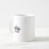 Mug Couronne - pourpre (Devant gauche)