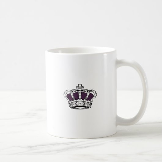 Mug Couronne - pourpre (Droite)