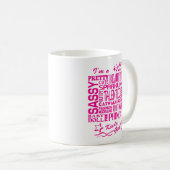 Mug Couronne princesse rose - Kinda Girl (Devant droit)