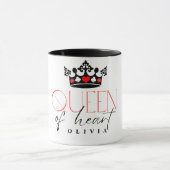 Mug Couronne Queen personnalisée (Centre)