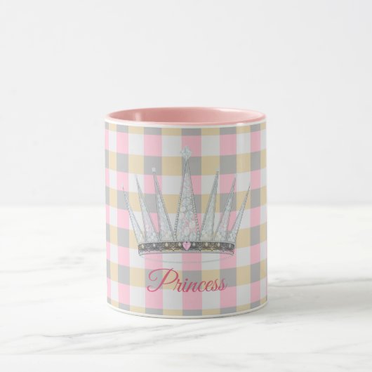 Mug Couronne rayée de princesse royale (Centre)