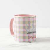 Mug Couronne rayée de princesse royale (Devant gauche)