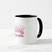 Mug Couronne rose princesse (Devant droit)