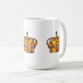 Mug Couronne royale en or (Devant droit)