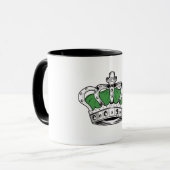 Mug Couronne - Vert (Devant gauche)