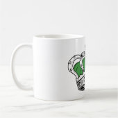 Mug Couronne - Vert (Gauche)