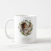 Mug Couronne verte de Noël (Gauche)