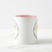 Mug Couronnes de saule et de poussin avec œufs de Pâqu (Centre)