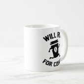 Mug Courra pour du café (Devant droit)