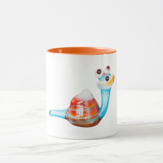 MUG COURRIEL EN VERRE SOURIANT (Centre)