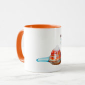 MUG COURRIEL EN VERRE SOURIANT (Devant gauche)
