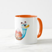 MUG COURRIEL EN VERRE SOURIANT (Devant droit)