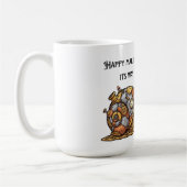 Mug Courrier heureux de l'escargot Steampunk (Gauche)