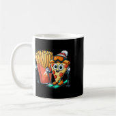 Mug Cours de ski pour enfants Pizza Frites Ski (Gauche)