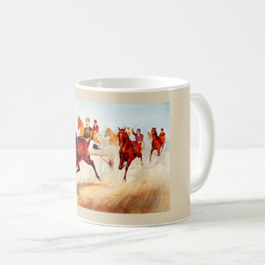 Mug Course à cheval (Devant droit)