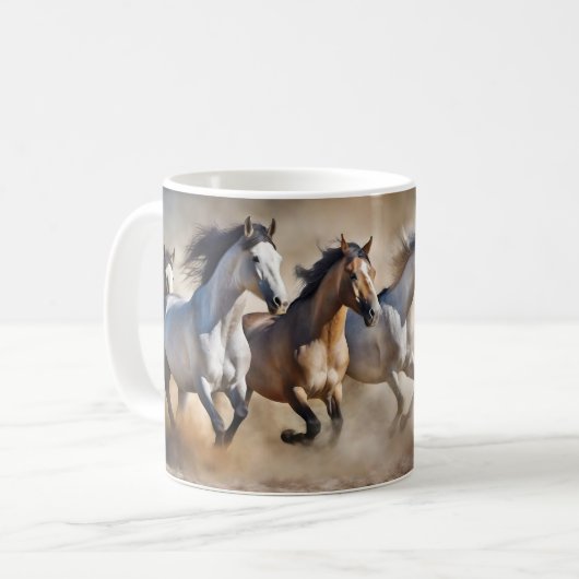 Mug Course à cheval (Devant gauche)