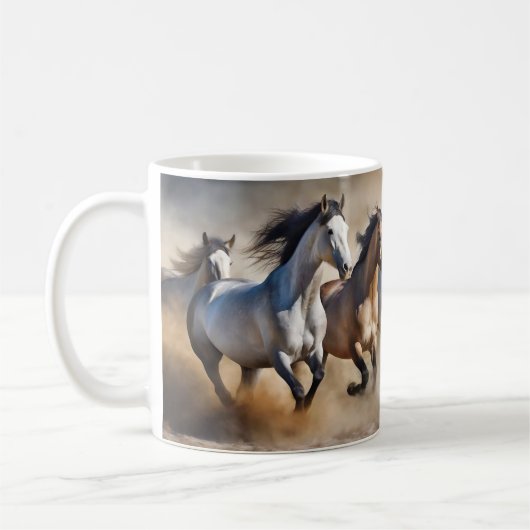 Mug Course à cheval (Gauche)