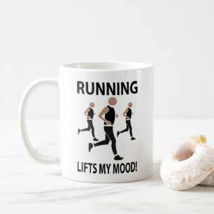 Mug Course à pied améliore mon humeur