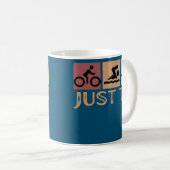 Mug Course à vélo natation Triathlètes Hommes Papa Tri (Devant droit)