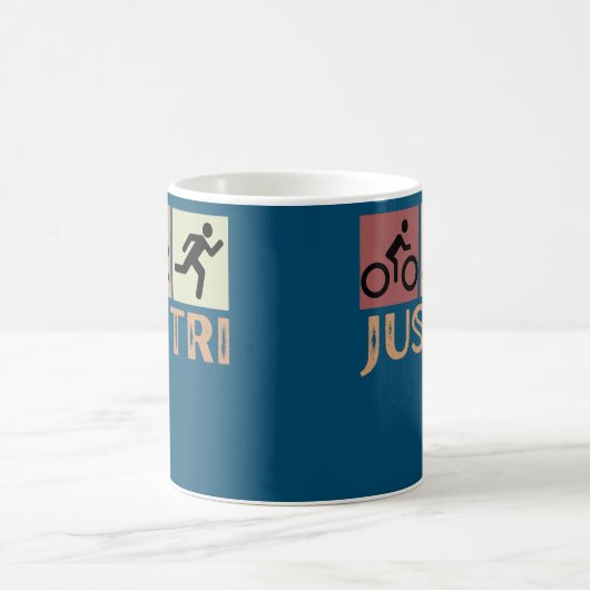 Mug Course à vélo natation Triathlètes Hommes Papa Tri (Centre)