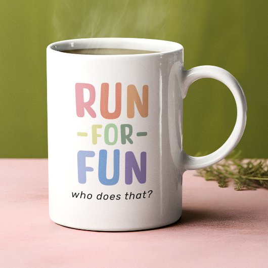 Mug Course amusante pour les coureurs amusants