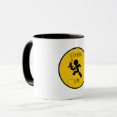 Mug Course au café (Devant gauche)