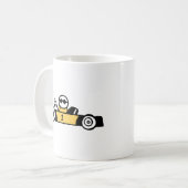 Mug Course automobile, course automobile (Devant gauche)